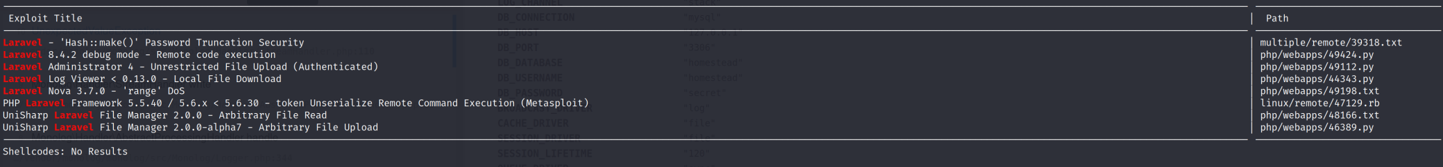searchsploit