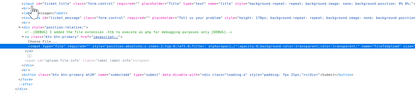 Upload source code