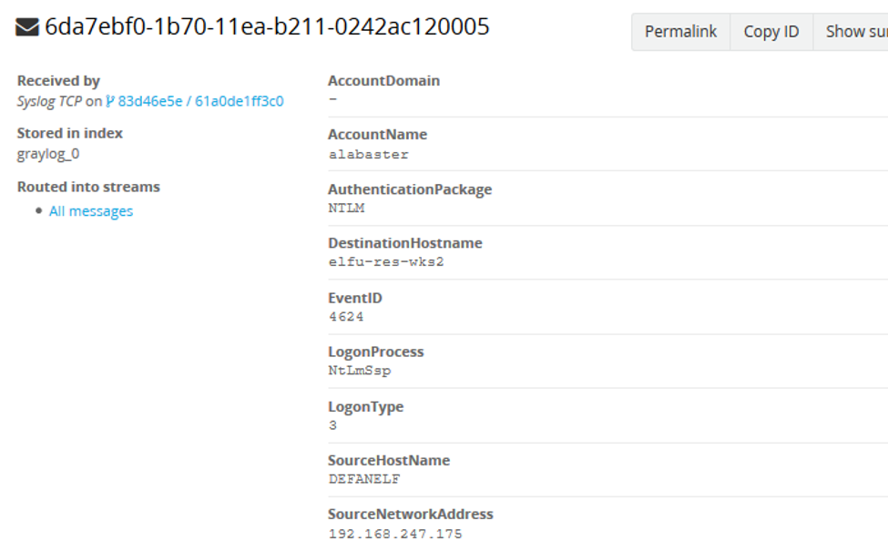 Graylog Step 6