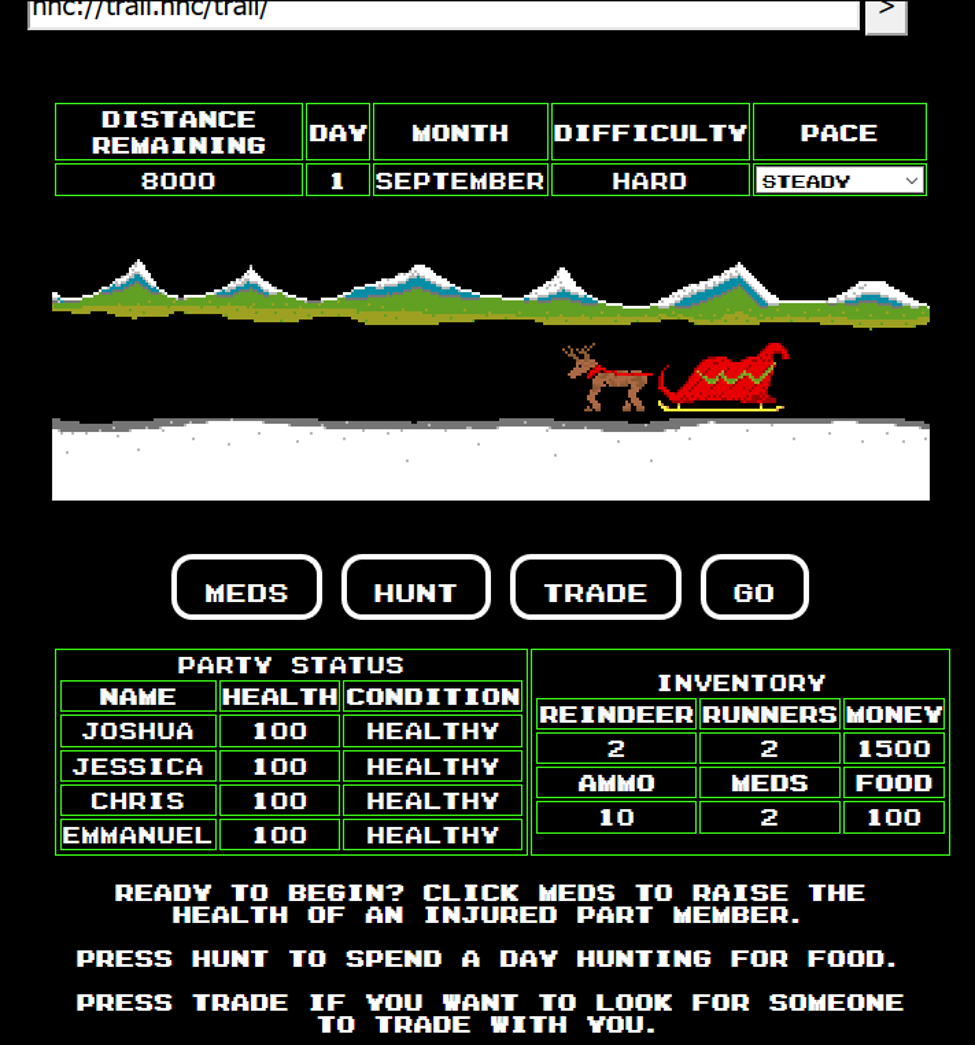 Holiday Hack Trail