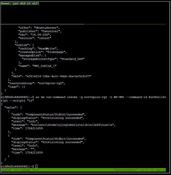 Azure 101 Step 6
