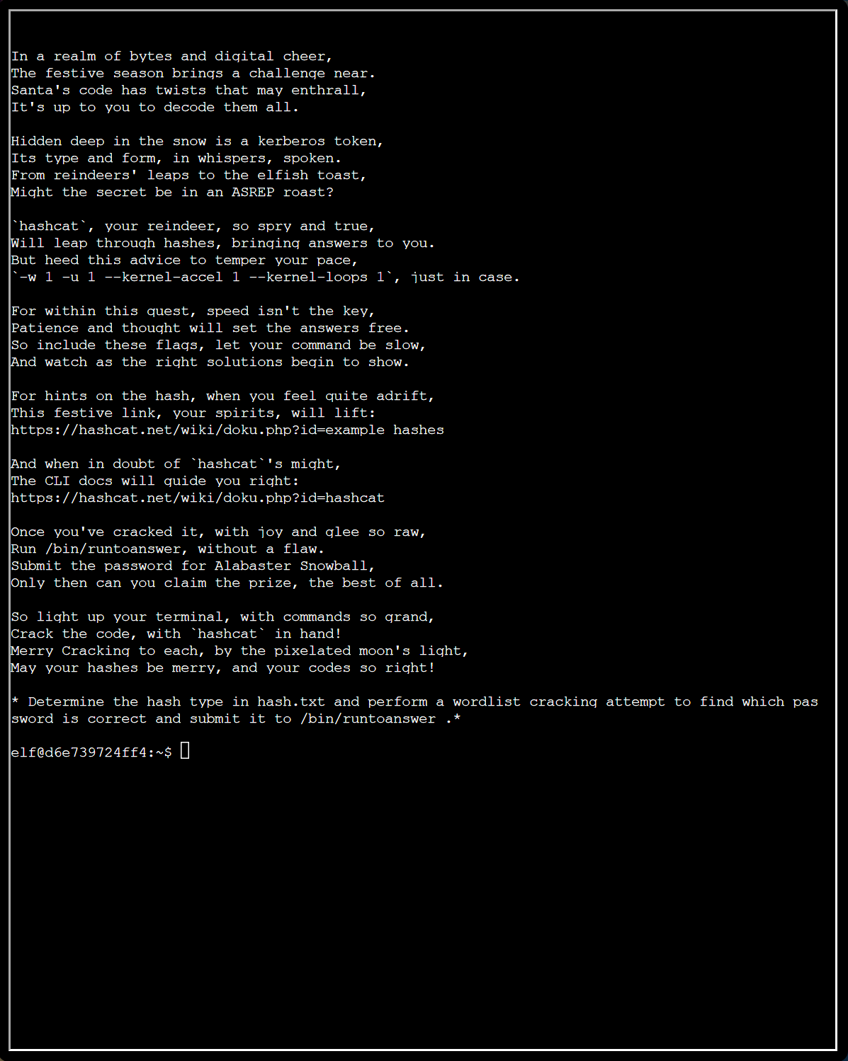 Hashcat Start