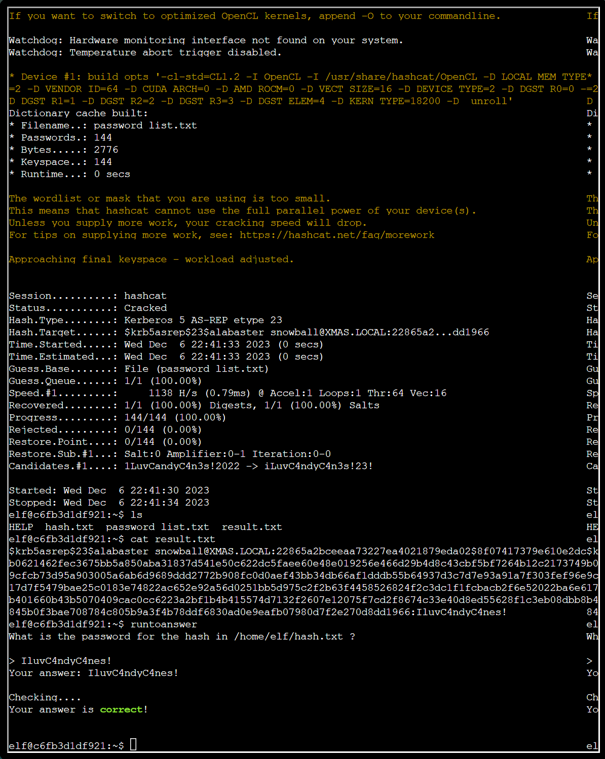 Hashcat Slicing
